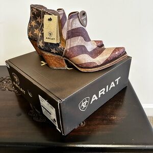 Ariat Women's Stars and Stripes Ankle Boots